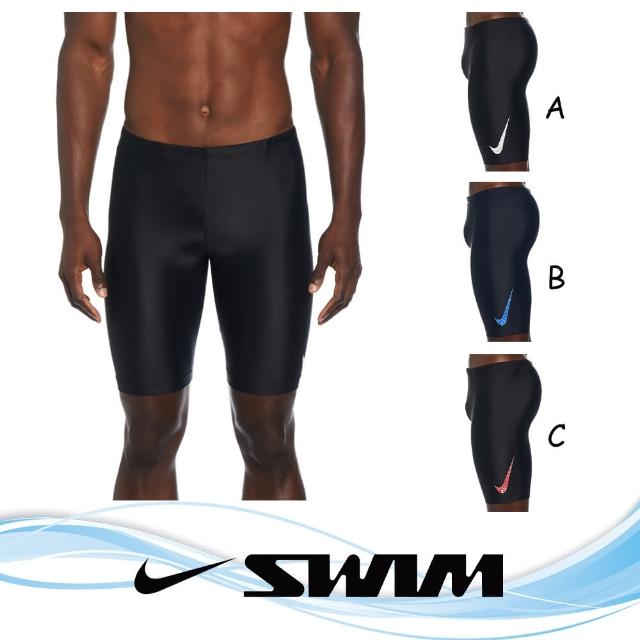 【NIKE 耐吉】SWIM 男泳褲 Tossed Swoosh 男性及膝泳褲 多款任選(男泳褲)