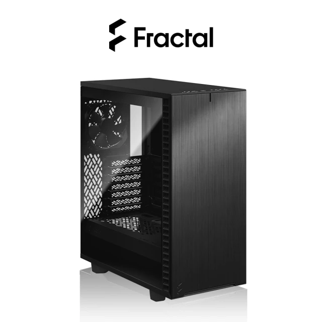 Fractal Design Define 7 Compact ATX機殼 玻璃側板版(鋁質髮絲紋前面板 易安裝好整線)