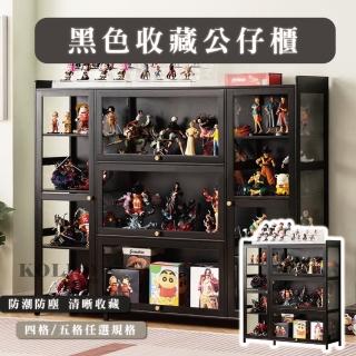 【KOLKO】透明壓克力公仔模型收納櫃-五門(書櫃 模型展示 餐櫥櫃)