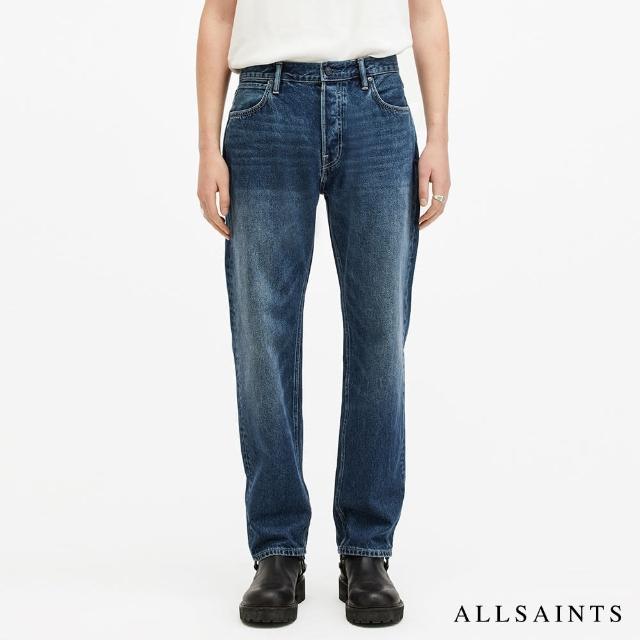 【ALLSAINTS】REID 中腰硬挺直筒牛仔褲-藍 M025EB(直筒版型- 30周年全新改版)