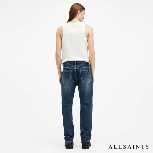 【ALLSAINTS】REID 中腰硬挺直筒牛仔褲-藍 M025EB(直筒版型- 30周年全新改版)