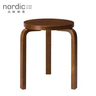 【北歐櫥窗】Artek Stool 60 三腳圓凳(胡桃木色)
