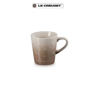 【Le Creuset】星塵之光瓷器V馬克杯330ml(肉豆蔻)