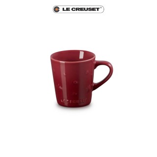 【Le Creuset】星塵之光瓷器V馬克杯330ml(樹莓)