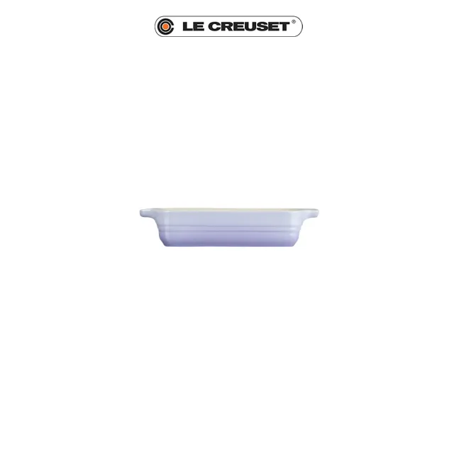 【Le Creuset】瓷器長方烤盤18cm(粉彩紫)