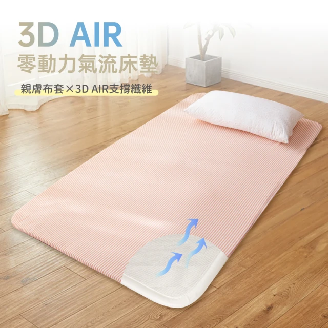 R.Q.POLO 3D AIR 零動力氣流床墊-雙人加大6尺