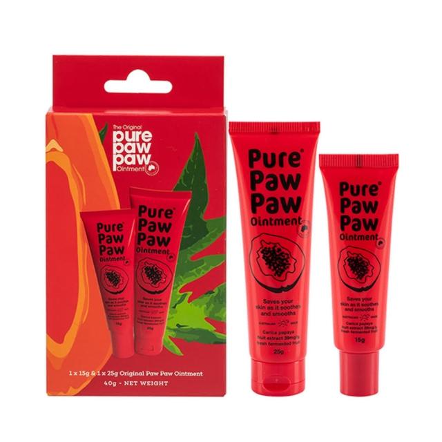 【Pure Paw Paw】澳洲神奇萬用木瓜霜經典禮盒組(原味15g+原味25g)