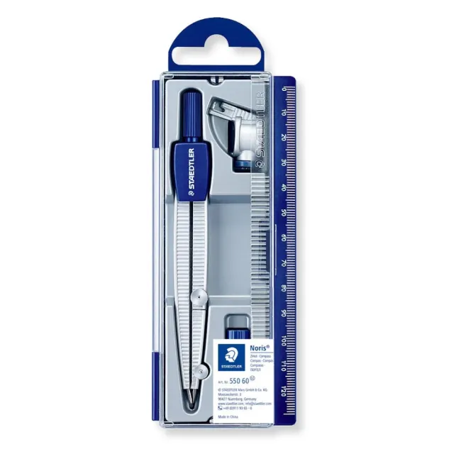 【STAEDTLER 施德樓】快樂學園 造型3品差替圓規組 MS550 60