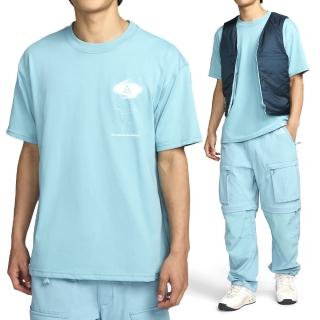 【NIKE 耐吉】Nike ACG Dri-FIT Tee 男款 藍白色 速乾 寬鬆 短T 短袖 FZ5276-464