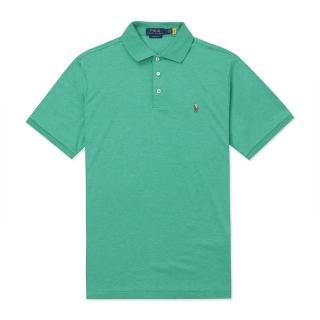 【RALPH LAUREN】RL POLO 經典刺繡小馬透氣排汗短袖Polo衫 上衣-草綠色(PIMA棉/CUSTOMSLIMFIT/平輸品/)