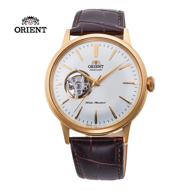 ORIENT 東方錶 ORIENT 東方錶 SEMI-SKELETON系列 鏤空機械錶 皮帶款 白色 - 40.5mm(RA-AG0003S)