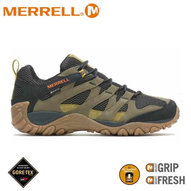 【MERRELL】男 ALVERSTONE GORE-TEX 登山鞋《橄欖綠》ML135447/越野鞋/戶外鞋(悠遊山水+)