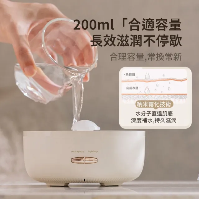 【ANTIAN】超音波精油香氛霧化加濕水氧機 七彩氛圍燈霧化擴香補水噴霧機 空氣清淨機