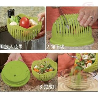 【金德恩】沙拉切菜盒(沙拉盒/沙拉洗菜器/沙拉瀝水器/沙拉收納/沙拉料理)