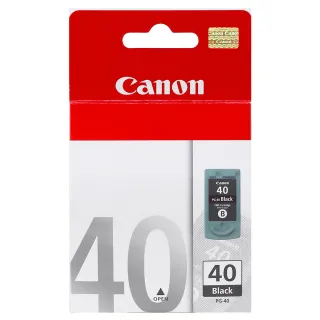 【Canon】官方直營 PG-40 原廠黑色墨水匣(iP1980/iP1200/iP1300/iP1700/MP450/MP145/MP198/MX308/MX318)