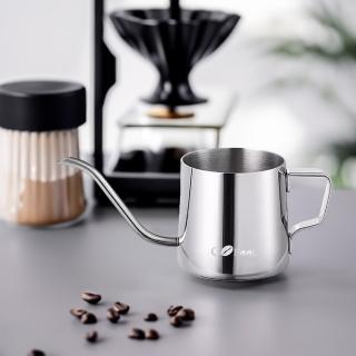 【Cofeel 凱飛】304不鏽鋼咖啡手沖壺250ml(濾掛咖啡細嘴壺)