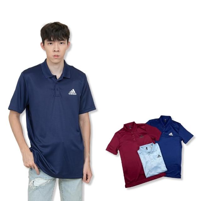 【adidas 愛迪達】Adidas 運動 polo衫 愛迪達 大尺碼 透氣 短袖(polo衫9859CN3)