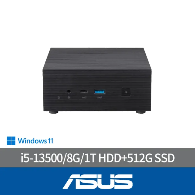 【ASUS 華碩】27型護眼螢幕組★i5迷你電腦(PN63-S1-30HUPYA/i5-11300H/8G/512G/W11)