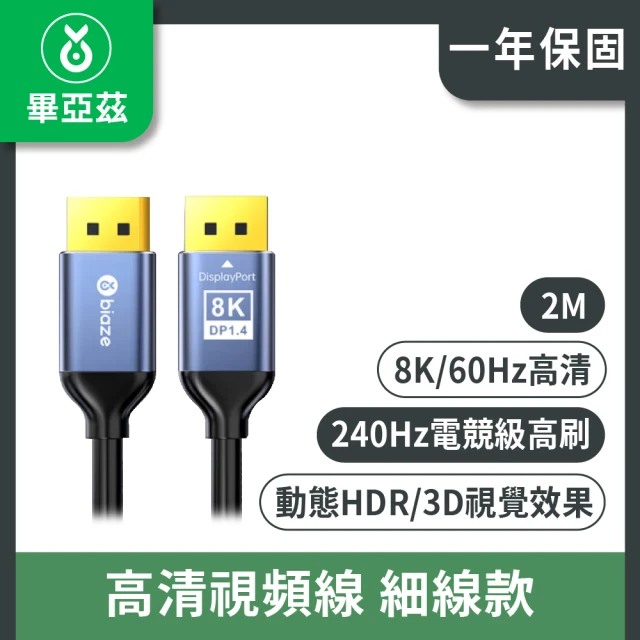 biaze 畢亞茲 HDMI線4K高清2.0版 工程級 10