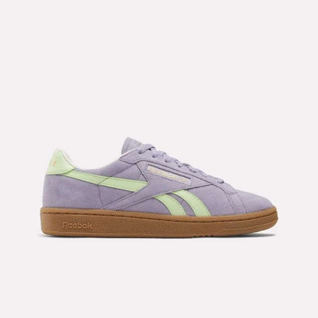 REEBOK Club C Grounds Uk 女 運動 休閒鞋 低調 奢華 絨面革 紫綠(100207963)