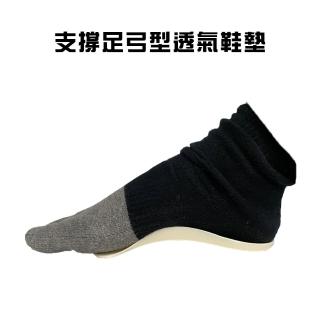 【金德恩】一雙 足弓型透氣鞋墊 支撐鞋墊(足弓鞋墊 透氣鞋墊 休閒鞋墊 鞋墊 足弓墊 鞋材)