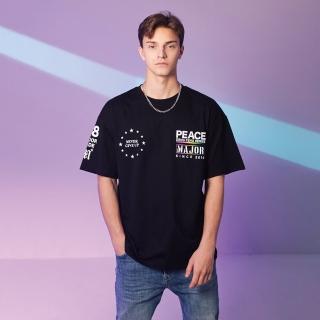 【MAJOR MADE】和平星星58膠印短T(短袖上衣/大學T/字母T)