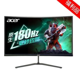 【Acer 宏碁】A 福利品 ED270R S3 曲面無邊框電競螢幕(27型/FHD/180Hz/1ms/VA)