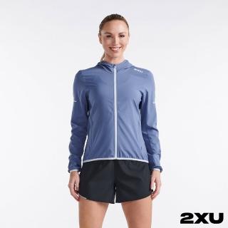 【2XU】女 Aero運動外套(灰藍/反光白)