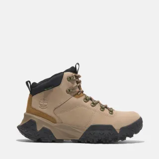 【Timberland 官方旗艦】男款米色Motion Scramble防水中筒健行鞋(A6CENEN3)