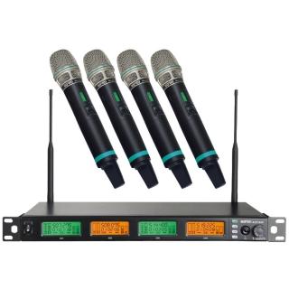 【MIPRO】1U 4CH模組化自動選訊無線麥克風系統(ACT-545)