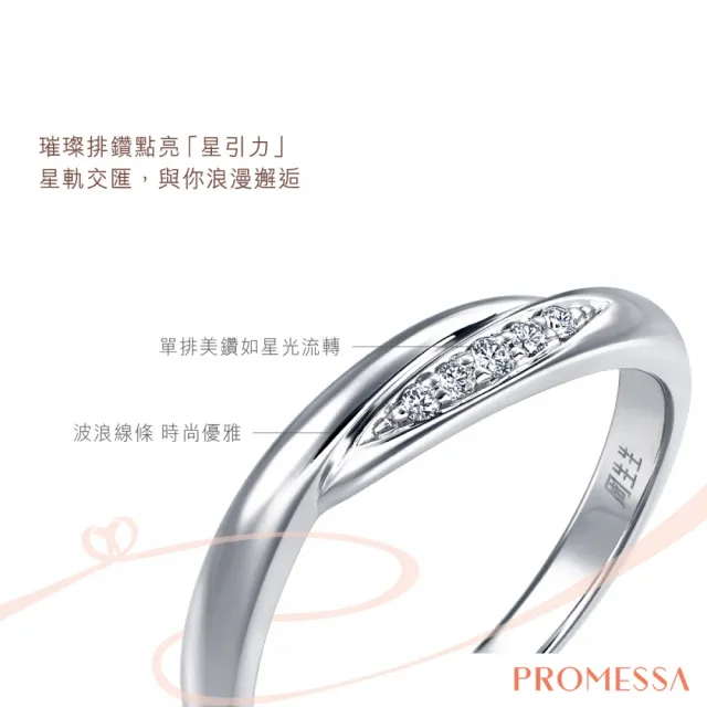 【PROMESSA】星宇系列 18K金鑽石戒指(女戒)