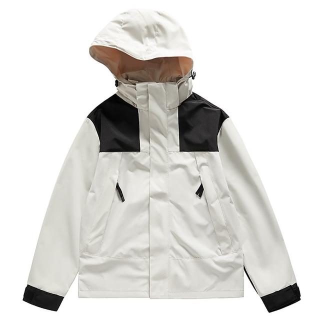 【巴黎精品】現貨+預購 衝鋒衣防風外套(戶外連帽透氣機能男女夾克10色a1gw37)