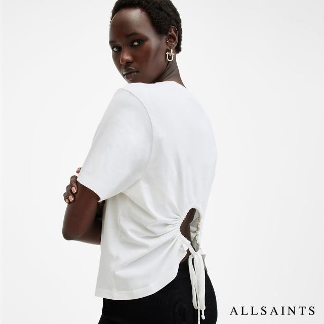 【ALLSAINTS】HOLLI 純棉短袖T恤-白 W187JB(常規版型)