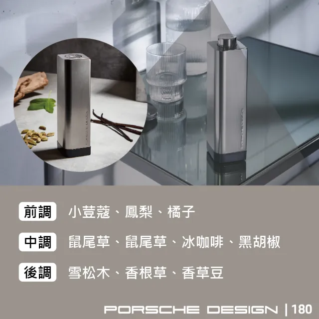 【Porsche Design 保時捷】銀色大道男性淡香水-50ml(專櫃公司貨)
