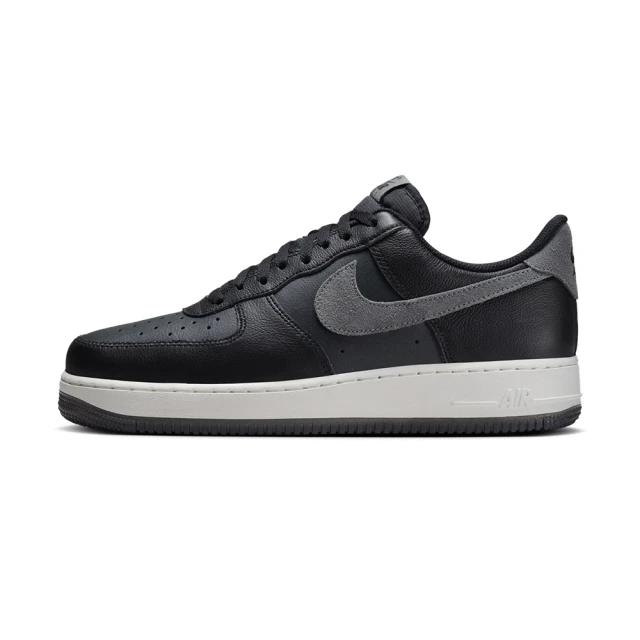 NIKE 耐吉 Air Force 1”07 LV8 男鞋 煙灰黑色 麂皮 休閒 AF1 運動 休閒鞋 FJ4170-004