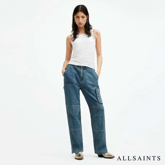 【ALLSAINTS】RINA 棉質背心-白 WM054Q(修身版型)