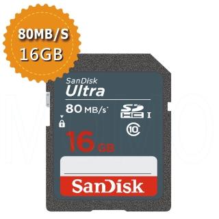 【SanDisk 晟碟】Ultra SDHC 16G UHS-I 記憶卡(平行輸入)
