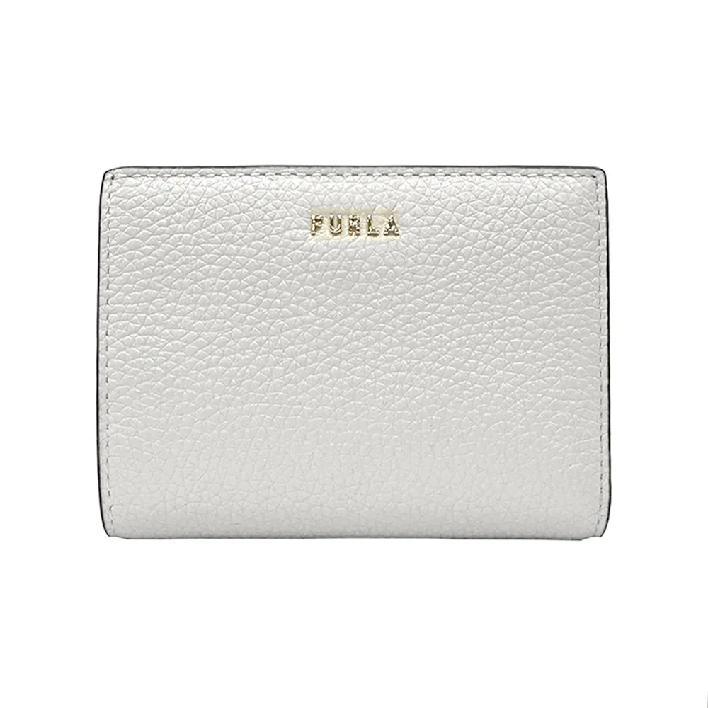 FURLA 芙拉】PCO9RZY 法國經典荔枝牛皮金扣拉鍊錢包短夾(白色) - momo購物網- 好評推薦-2026年1月