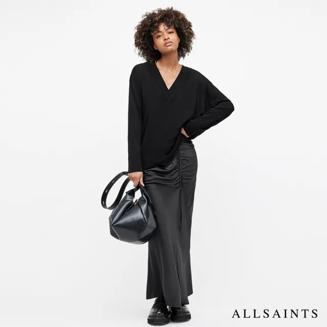 【ALLSAINTS】ALEXIA 抽繩長裙 W051RB(修身版型)