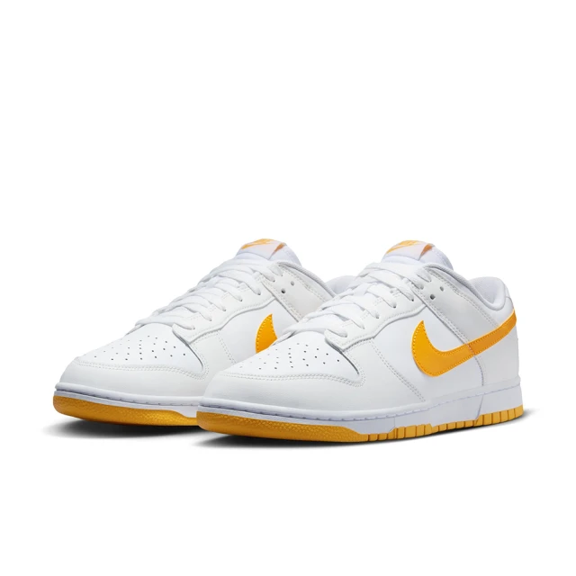 NIKE 耐吉 休閒鞋 男鞋 運動鞋 DUNK LOW RETRO 白黃 DV0831-110