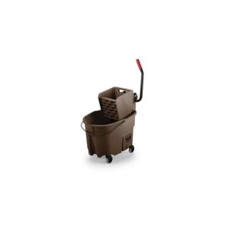 【Rubbermaid】拖把桶車35QT 咖啡色(FG758088BRN)