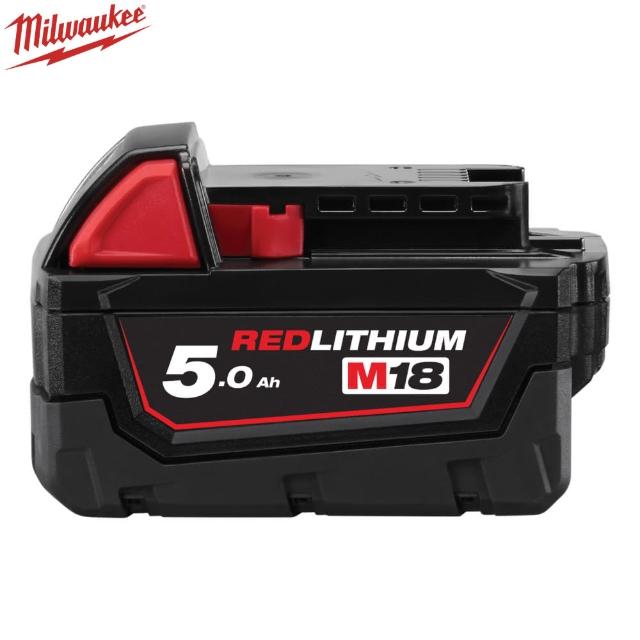 【Milwaukee 美沃奇】18V鋰電池5.0AH(M18B5)