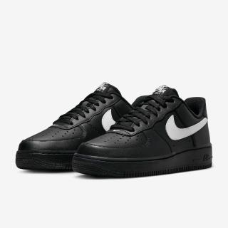 【NIKE 耐吉】休閒鞋 男鞋 運動鞋 AIR FORCE 1 07 黑 FZ0627-010