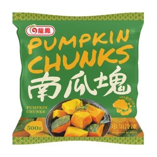 【鮮食家任選】龍鳳 南瓜塊 500g/包(冷凍蔬菜 方便調理 隨拿隨用 切塊儲存)