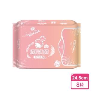 【Sweetie 舒芯】非涼感 Plus 超薄抑菌衛生棉(24.5cm)