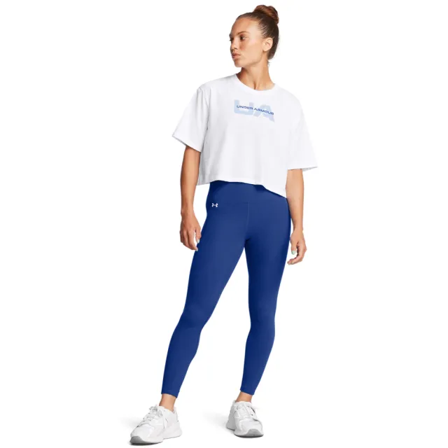 【UNDER ARMOUR】UA 女 Motion 緊身九分褲_1369488-432(藍色)