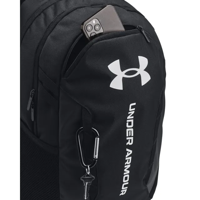 【UNDER ARMOUR】UA 男女同款   Hustle 6.0 後背包_1384672-002(黑色)