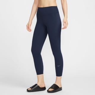 【NIKE 耐吉】緊身褲 瑜珈褲 高腰 九分褲 女 AS W NK DF ONE HR 7/8 TIGHT 藍色(FN3233451)