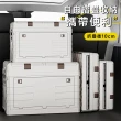 【Ashley House】48L 青岩戶外露營翻蓋雙層收納折疊箱露營箱(車載箱 收納箱 折疊箱 置物箱)