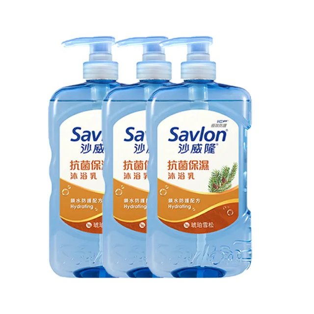 【Savlon 沙威隆】抗菌保濕沐浴乳850gx 3入組(BT21/官方直營)